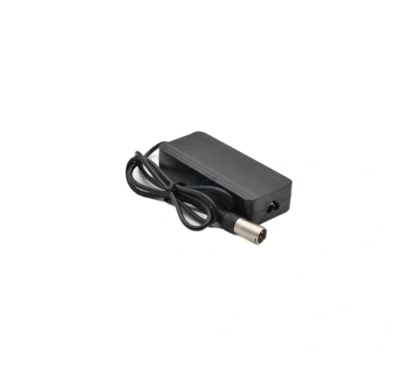 giant_acculader_42v__3-poligxlr__zijkant Riesiges 42V 2A Batterieladegerät (3-poliger XLR-Stecker)