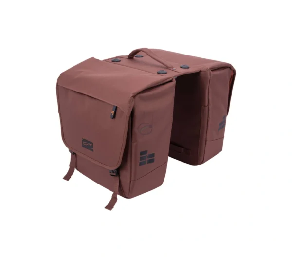Contec Via Tour MIK Doppel-Fahrradtasche – Rostrot